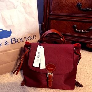 Dooney & Bourke Nylon Flap Backpack NWT